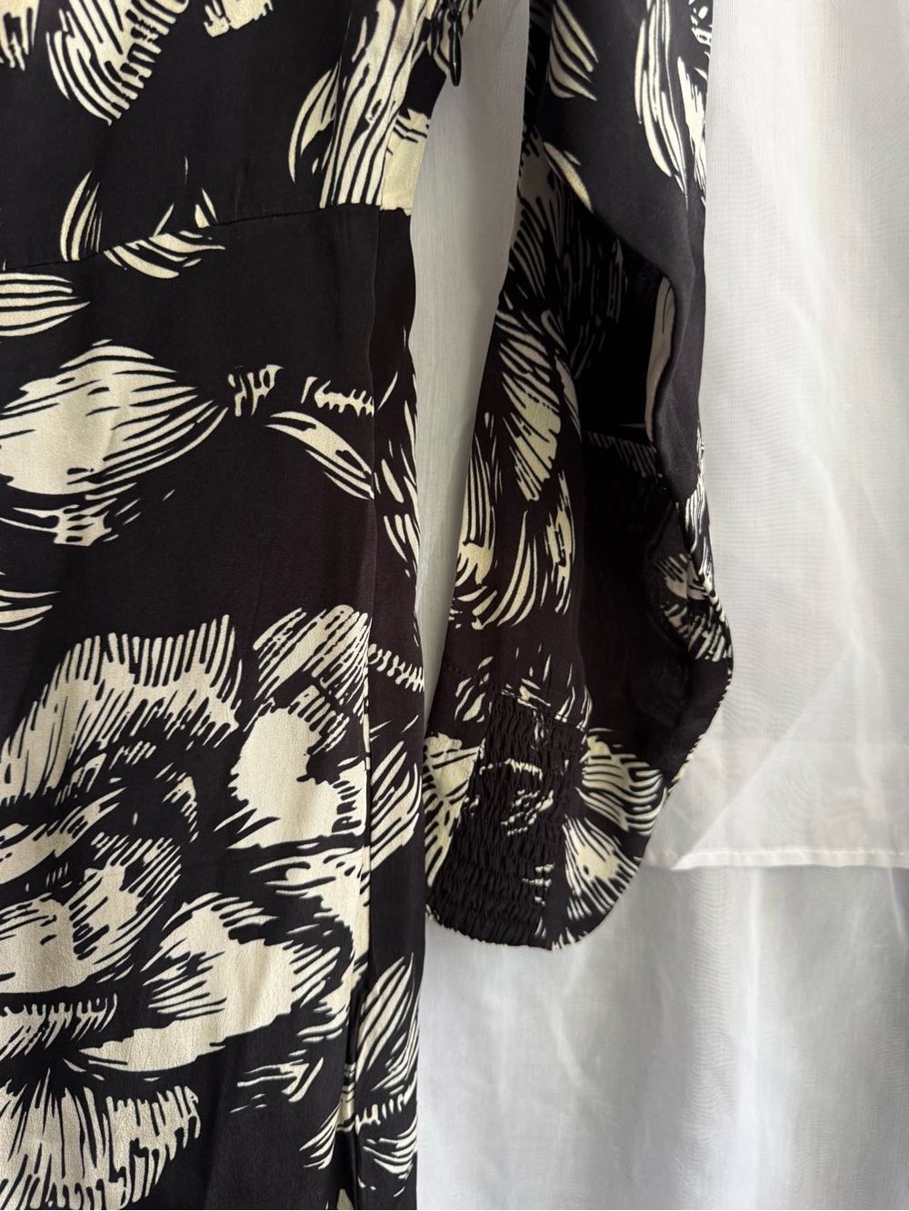 CAROLINA K Ayu Asymmetrical Floral Midi Dress - Picture 7 of 11